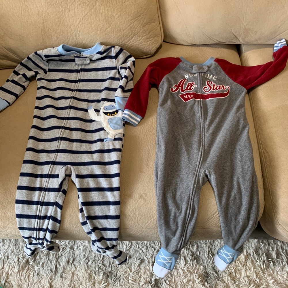 18 month fleece pajamas